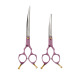 Artero Fusion Pink Curvy Scissors - profesjonalne, lekkie nożyczki do strzyżenia w stylu Asian Fusion, różowe