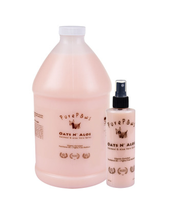 Pure Paws Oatmeal & Aloe Vera Conditioning Spray - preparat nawilżająco-łagodzący do sierści i skóry, z owsem i aloesem