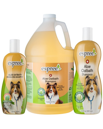 Espree Aloe Oathbath Medicated Shampoo - leczniczy szampon dla psa, do suchej i swędzącej skóry, koncentrat 1:5