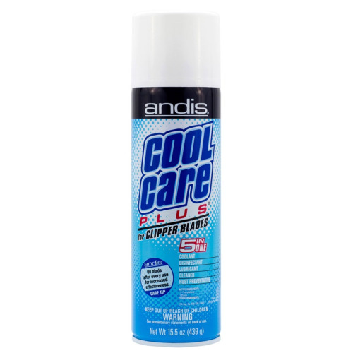 Andis Cool Care Plus 5w1 450ml - preparat do pielęgnacji i czyszczenia ostrzy, w sprayu