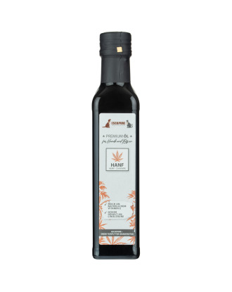Escapure Premium Hanföl 250ml - olej konopny dla psa i kota