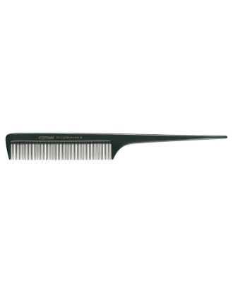 Comair Carbon Profi Line 501 Comb 20,5cm - profesjonalny grzebień z włókna węglowego, ze szpikulcem, drobne zęby