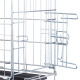 Flamingo Keo Silver XS - metalowa klatka dla psa, 30x47x37cm