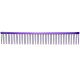 Chris Christensen Poodle Comb 24cm - profesjonalny, duży i metalowy grzebień z szerokim rozstawem ząbków