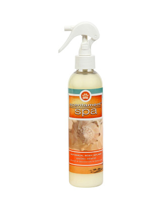 Best Shot Scentament Spa Exotic Island Spray 236ml - antystatyczna odżywka zapachowa ułatwiająca rozczesywanie sierści, zapach tropikalnych owoców