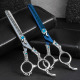 Excalibur Shears Poseidon Thinner 6,5" - degażówki jednostronne elegancko zdobione, 32 ząbki