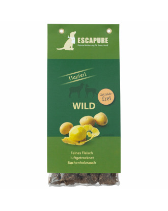 Escapure Wild Hupferl Mit Kartoffel 125g - bezzbożowe przysmaki dla psa, dziczyzna z ziemniakami