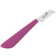 Blovi Professional Rubber Left Stripping Knife - profesjonalny trymer z wygodną podgumowaną rękojeścią, stal japońska - leworęczny