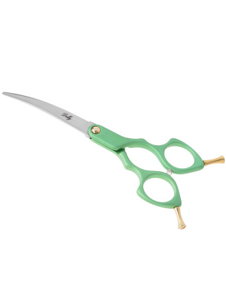 Special One Dolly Curved Scissors 7" - profesjonalne i lekkie nożyczki proste, do strzyżenia w stylu Asian Style