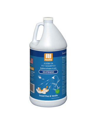 Nootie Whitening & Brightening Shampoo 3,8l - szampon dla psa z olejkiem jojoba wybielający i rozjaśniający włos, koncentrat 1:16