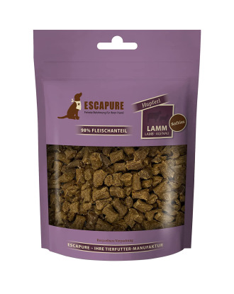 Escapure Hupferl Softies Lamm 150g - miękkie przysmaki dla szczeniaka i psa, 98% jagnięciny