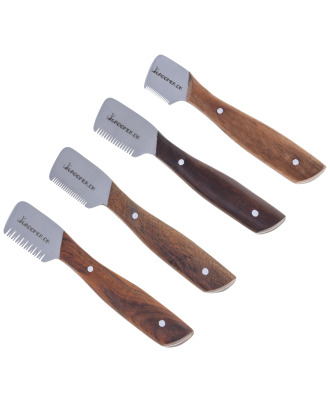 Groomer.dk Danish Classic Knife - klasyczny trymer z drewniana rączką 