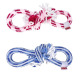 KONG Rope Tug Puppy M - sznurowy, miękki szarpak dla szczeniaka, lekki, z pętlami