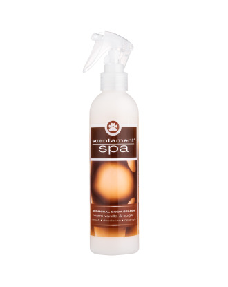 Best Shot Scentament Spa Warm Vanilla & Sugar Spray 236ml - antystatyczna odżywka zapachowa ułatwiająca rozczesywanie sierści, przyjemny zapach wanilii