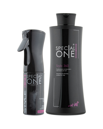 Special One Style 360 - profesjonalny spray antystatyczny, odżywiający i dodający objętości