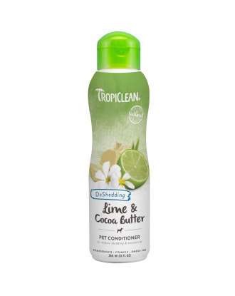 Tropiclean Lime & Cocoa Butter Conditioner 355ml - odżywka z kwasami Omega 3i6, ograniczająca wypadanie włosów