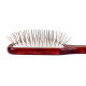 Blovi Red Wood Pin Brush - prostokątna, drewniana szczotka z metalową szpilką 18mm zakończoną kulką