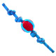 Kong Jaxx Brights Ball with Rope M - piłka na linie z węzłami dla psa, aport i szarpak