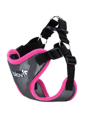 Blovi Air Flow Pink - lekkie, przewiewne i bezuciskowe szelki dla psa, różowe