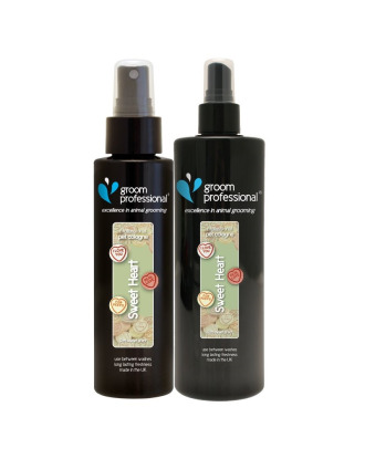 Groom Professional Sweet Hearts Cologne - woda perfumowana dla psa, o zapachu sorbetu waniliowego z truskawką i maliną