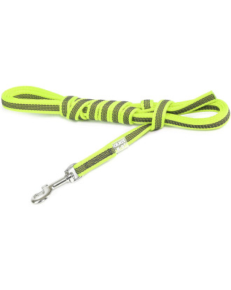 Julius K9 Supergrip Color & Gray Training Leash Neon - smycz treningowa bez uchwytu, neonowa żółta