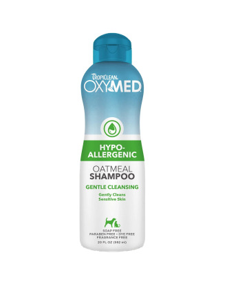 Tropiclean Oxymed Hypo-Allergenic Oatmeal Shampoo - hypoalergiczny szampon dla psa i kota