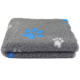 Blovi DryBed VetBed A+ - Non-Slip Pet Bed, Grey/Blue
