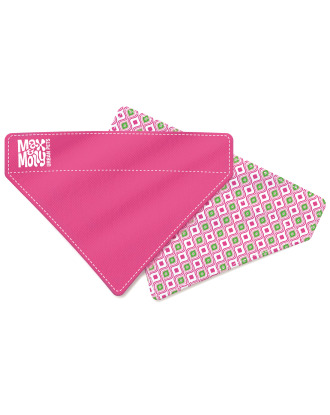 Max&Molly Reversible Bandana Retro Pink - chusta dla psa, dwustronna