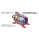 Shernbao Super Blaster - Strong 2400W 2 Engine Smooth Airflow Control Pet Dryer, 125 l/s 