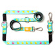 Max&Molly Multi-Leash Ducklings - smycz przepinana dla psa, ciekawy wzór, 200cm