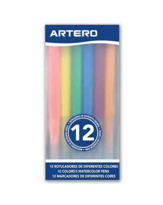 Artero Watercolor Pens 12szt - pisaki koloryzujące sierść