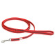 Julius K9 Color & Gray Supergrip Leash With Handle Red - smycz treningowa z uchwytem, czerwona, antypoślizgowa
