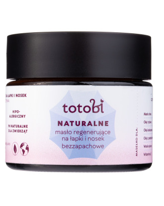 Totobi naturalne masło regenerujące na łapy i nos dla psa 50ml