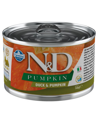 Farmina ND Duck & Pumpkin Adult - pełnowartościowa, bezzbożowa karma dla dorosłych psów, z kaczką i dynią